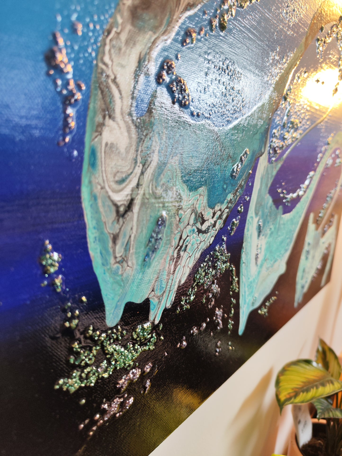 Flowing Serenity – Original Acrylic Water Painting
