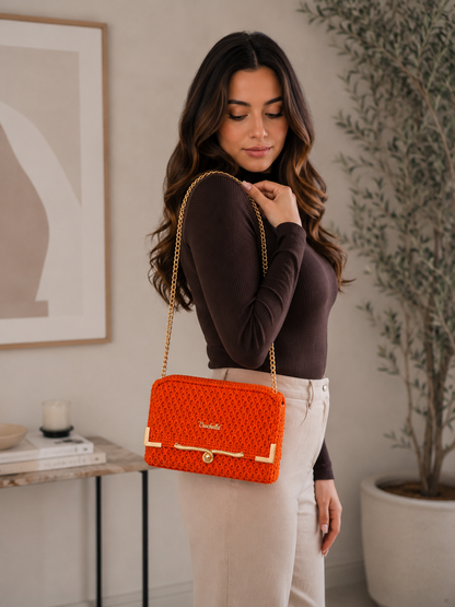 Diamond Luxe Crochet Bag Set