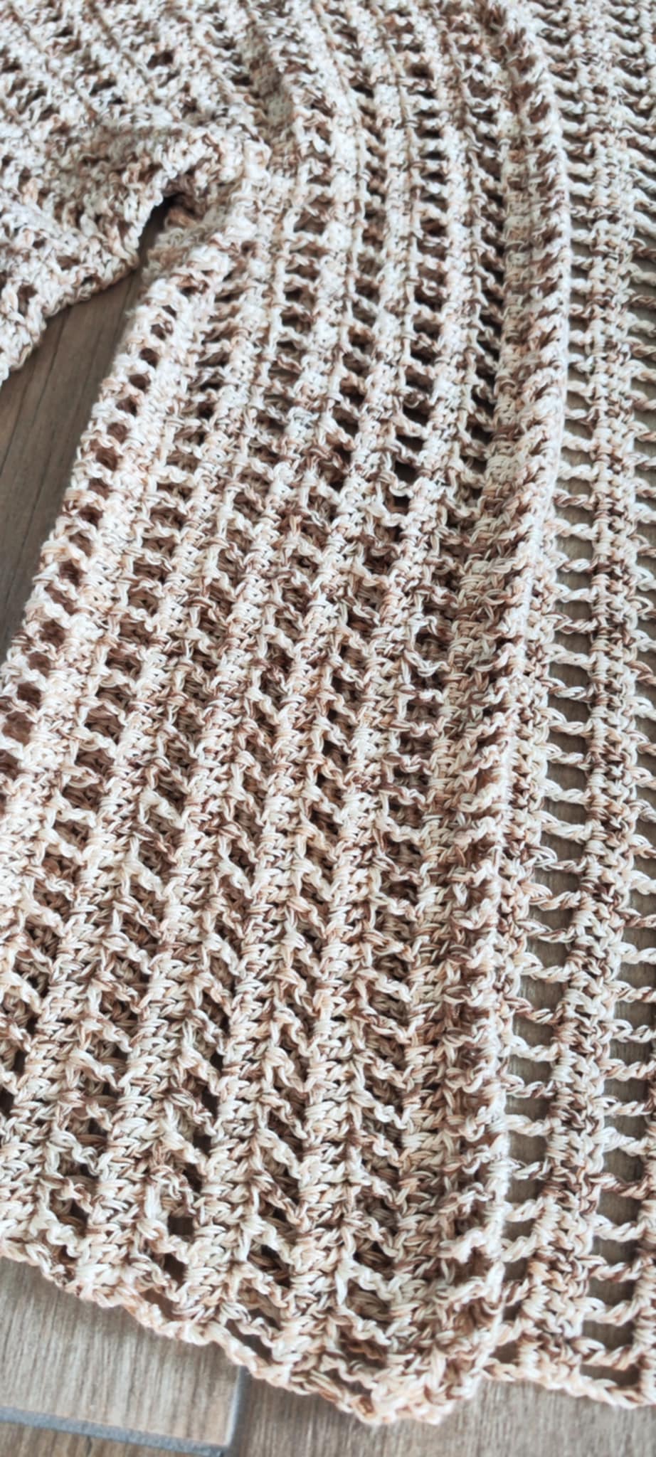 Light Summer Crochet Jacket Pattern (PDF) –  Open-Stitch Jacket