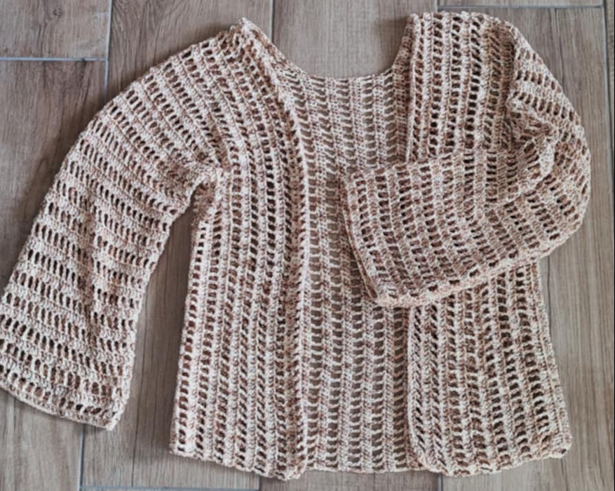 Light Summer Crochet Jacket Pattern (PDF) –  Open-Stitch Jacket