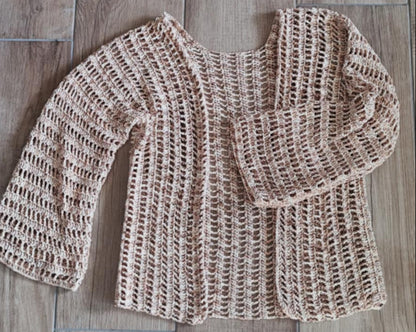 Light Summer Crochet Jacket Pattern (PDF) –  Open-Stitch Jacket
